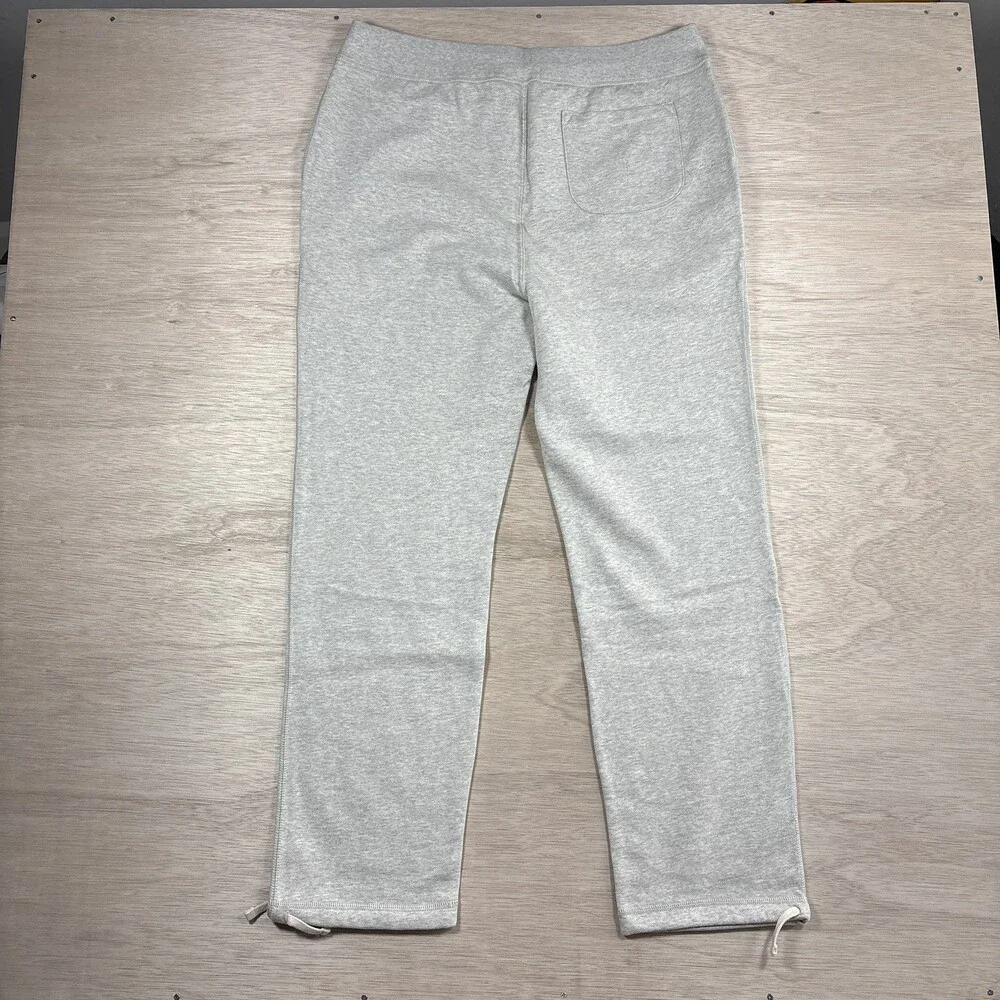 NWT Polo Ralph Lauren Fleece Track Pants Heather Grey Drawstring Sweatpants XL